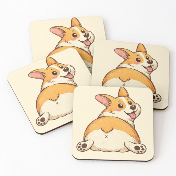 Item preview, Cute Corgi Butt Happy Puppy designed and sold by 0606PM.