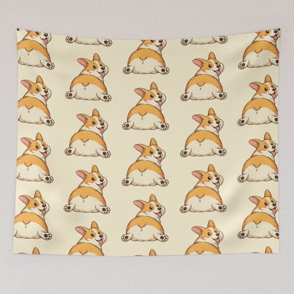 Item preview, Cute Corgi Butt Happy Puppy designed and sold by 0606PM.