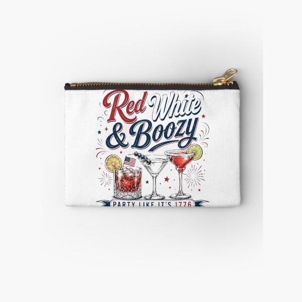Item preview, vintage Red White and Boozy, Funny Party in the USA Adult Drinking designed and sold by schoolofbullies.