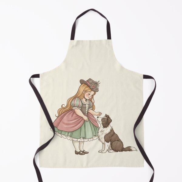 Item preview, A Loyal Friend: Girl and Dog designed and sold by Pasteltone.