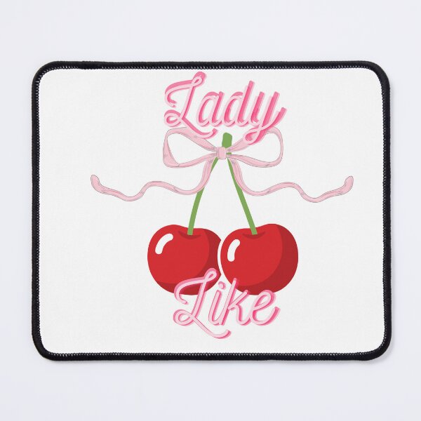 Item preview, lady like cherries pink bow coquette cozy girly designed and sold by pasteldreams26.