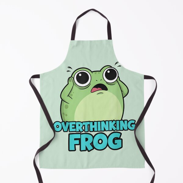 Item preview, Overthinking Frog Funny Anxiety Meme Sticker & Shirt designed and sold by ZyxDes.