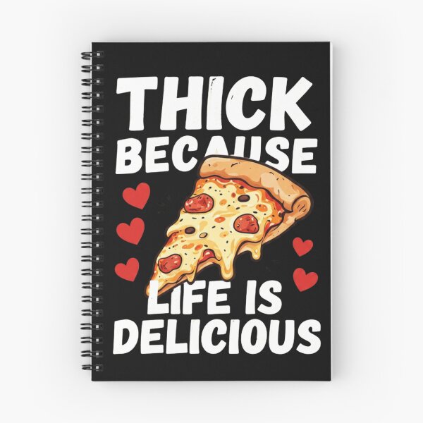Item preview, Thick Because Life Is Delicious - Funny Food Lover T-Shirt designed and sold by myfunnyshirt.