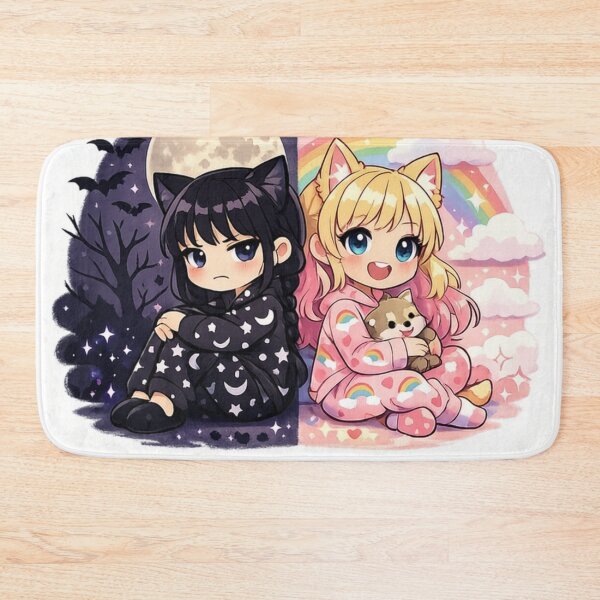Item preview, Wenclair Black Cat x Golden Wolf designed and sold by funny things random.