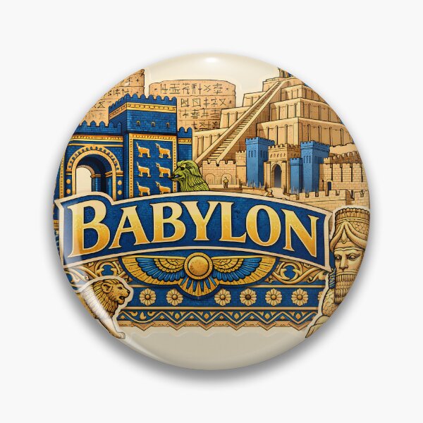 Item preview, Babylon Ancient City Illustration  designed and sold by Alice Cristalis.