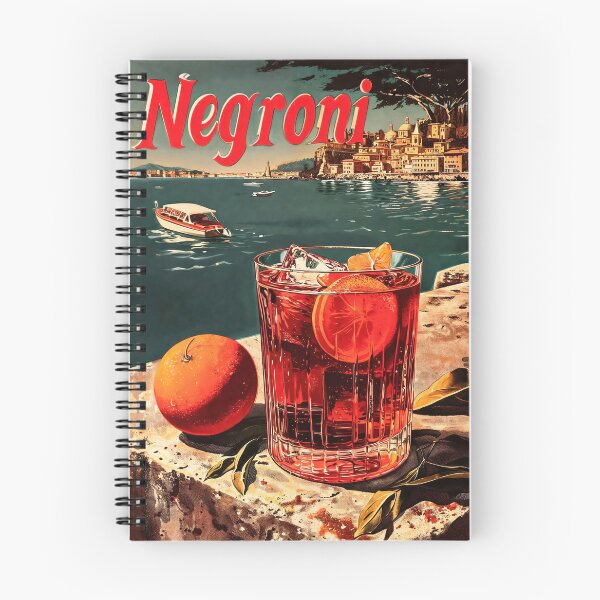 Item preview, Vintage Negroni Cocktail Poster | Italian Riviera Art | Mid-Century Style | Classic Drink Recipe | Retro Bar Wall Decor designed and sold by artofuniverse.