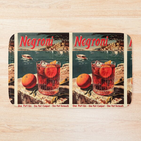 Item preview, Vintage Negroni Cocktail Poster | Italian Riviera Art | Mid-Century Style | Classic Drink Recipe | Retro Bar Wall Decor designed and sold by artofuniverse.