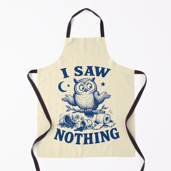 Item preview, I Saw Nothing Funny Owl Meme designed and sold by 89shirts.
