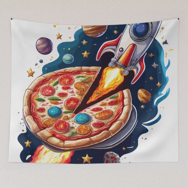 Item preview, Intergalactic Slice Express  designed and sold by bb-15artstudio.
