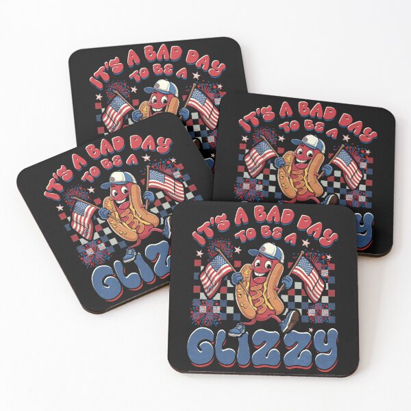 Item preview, It's A Bad Day To Be A Glizzy 4th Of July Hotdog Glizzy Gear designed and sold by schoolofbullies.
