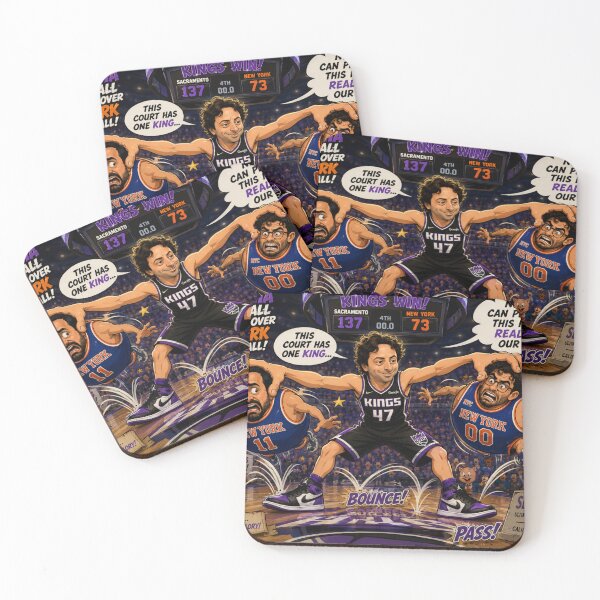 Item preview, Cartoon Basketball Showdown: Sergey Brin vs. Hasan Piker & Zohran Mamdani designed and sold by Uniqueartai.