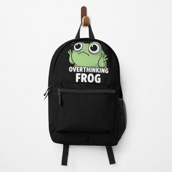Item preview, Cute Overthinking Frog Meme Shirt & Sticker designed and sold by ZyxDes.