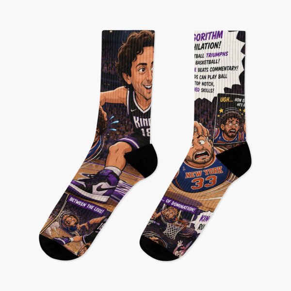 Item preview, Cartoon Basketball Showdown: Sergey Brin vs. Hasan Piker and Kyle Kulinski designed and sold by Uniqueartai.