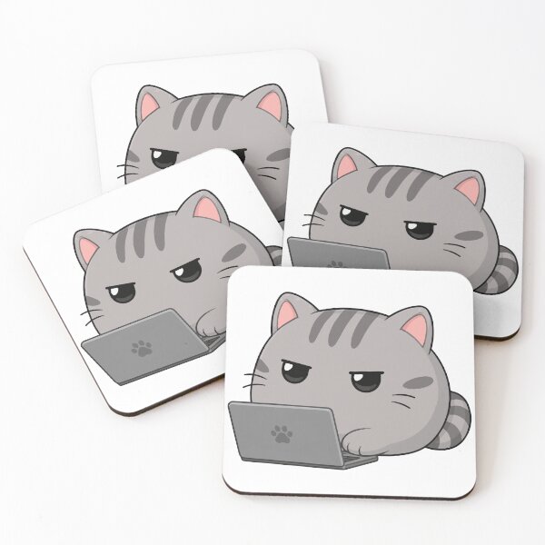 Item preview, Writer's Block - Annoyed Kitty designed and sold by Vanilla-Girl.