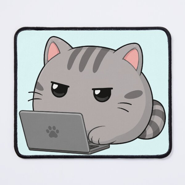 Item preview, Writer's Block - Annoyed Kitty designed and sold by Vanilla-Girl.