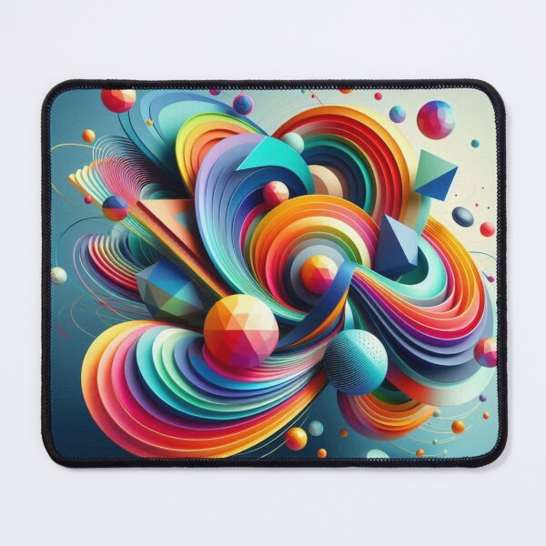 Item preview, Colorful Geometric Motion – Abstract 3D Design designed and sold by Dogandesighn.