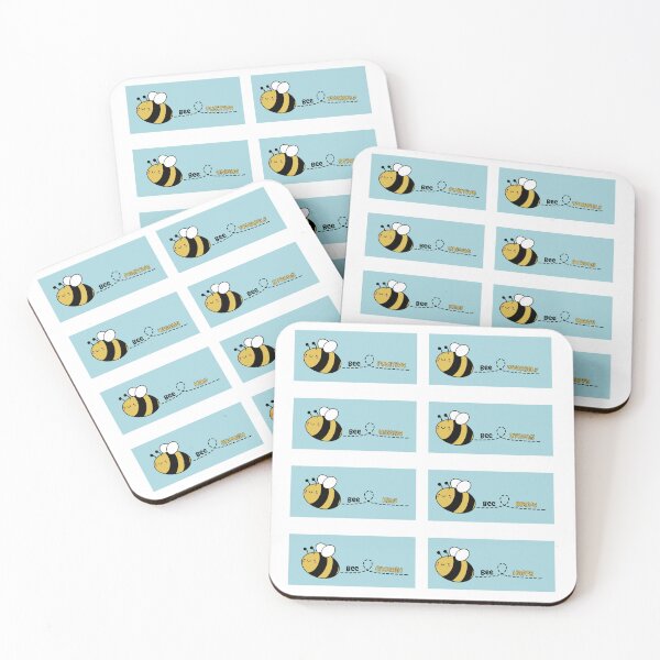 Item preview, Cute bee positive thoughts affirmations for children designed and sold by SeamlessDsign.
