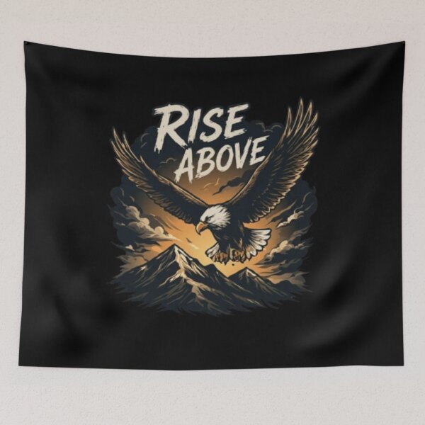Item preview, Rise Above: Majestic Eagle Mountain Ascent designed and sold by Ahmedsyde.
