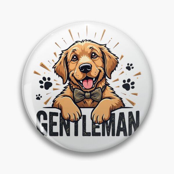 Item preview, Gentleman Golden Retriever Bow Tie Funny Dog Tee designed and sold by CrystalMineArts.