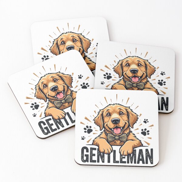 Item preview, Gentleman Golden Retriever Bow Tie Funny Dog Tee designed and sold by CrystalMineArts.