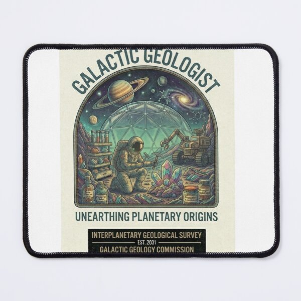 Item preview, Galactic Geologist Shirt – Space Mining Astronaut Retro Sci-Fi Crystal Explorer Tee designed and sold by Baby Adee Collective.