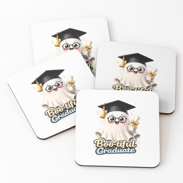 Item preview, Cute Ghost Graduation Class of 2026 Kawaii Graduate Sticker designed and sold by Red66circle.