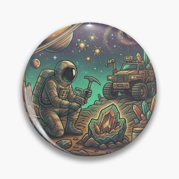 Item preview, Cosmic Geologist Shirt – Unearthing Planetary History Retro Astronaut Space Tee designed and sold by Baby Adee Collective.