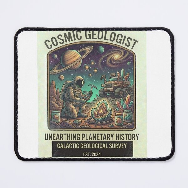 Item preview, Cosmic Geologist Shirt – Unearthing Planetary History Retro Astronaut Space Tee designed and sold by Baby Adee Collective.