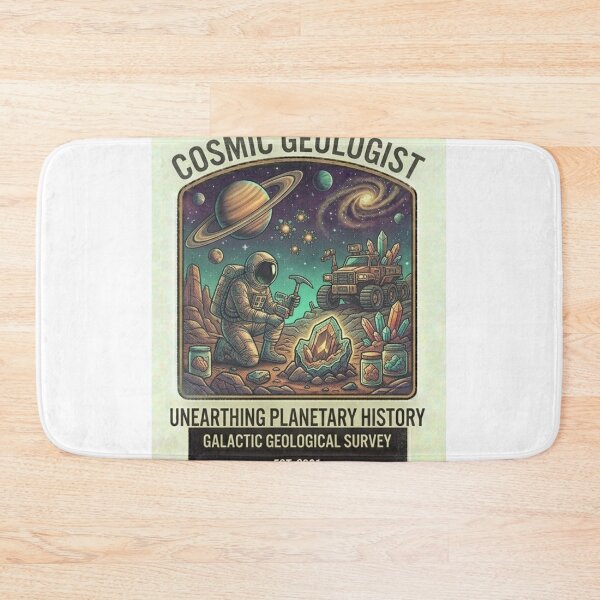 Item preview, Cosmic Geologist Shirt – Unearthing Planetary History Retro Astronaut Space Tee designed and sold by Baby Adee Collective.