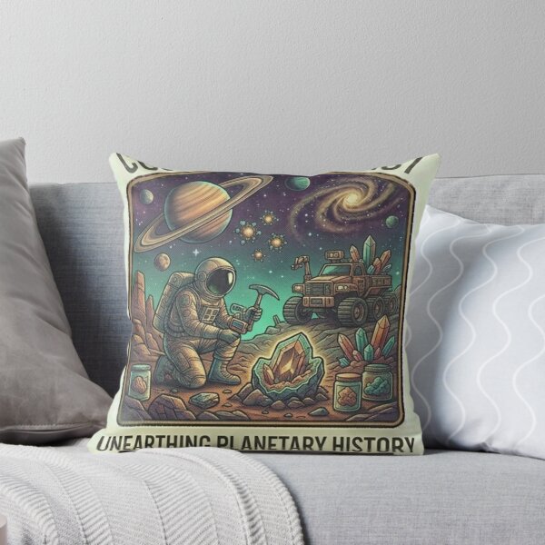 Item preview, Cosmic Geologist Shirt – Unearthing Planetary History Retro Astronaut Space Tee designed and sold by Baby Adee Collective.