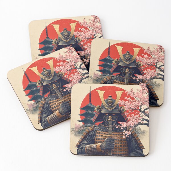 Item preview, Shadow Samurai – Japanese Warrior Cherry Blossom Art designed and sold by kaxymax.