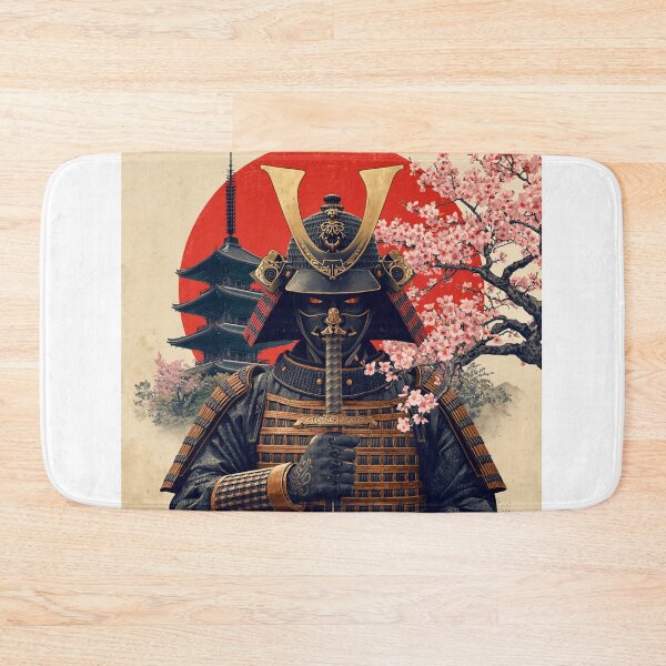 Item preview, Shadow Samurai – Japanese Warrior Cherry Blossom Art designed and sold by kaxymax.