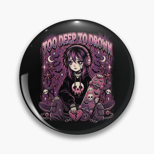 Item preview, Anime Goth Girl Alt Girl Graphic designed and sold by Yellowriversss.