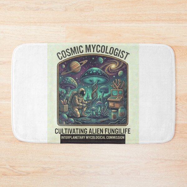 Item preview, Cosmic Mycologist Shirt – Alien Mushroom Sci-Fi Astronaut Retro Space Tee designed and sold by Baby Adee Collective.