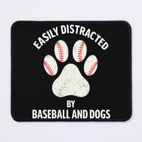 Item preview, Easily Distracted By Baseball And Dogs designed and sold by JonathonGer.