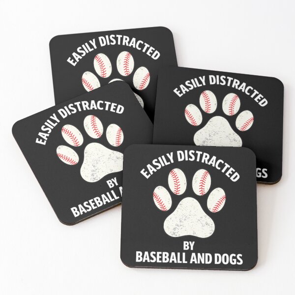 Item preview, Easily Distracted By Baseball And Dogs designed and sold by JonathonGer.