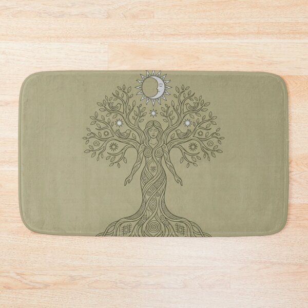 Item preview, Mother's Peace Slavic Goddess Tree of Life Boho Art designed and sold by InnerwayStudio.