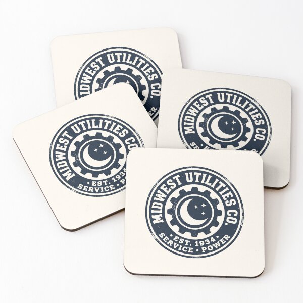 Item preview, Midwest Utilities Co Vintage Industrial Cog Emblem designed and sold by SplashTastic.