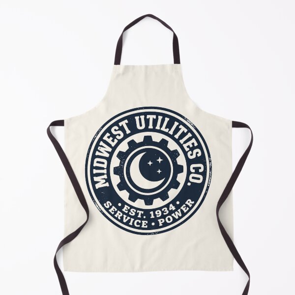 Item preview, Midwest Utilities Co Vintage Industrial Cog Emblem designed and sold by SplashTastic.