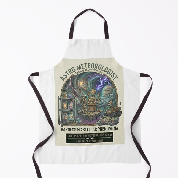 Item preview, Astro-Meteorologist Shirt – Cosmic Storm Space Weather Retro Sci-Fi Tee designed and sold by Baby Adee Collective.