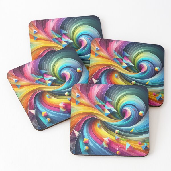 Item preview, Color Vortex – Abstract Geometric Motion Design designed and sold by Dogandesighn.