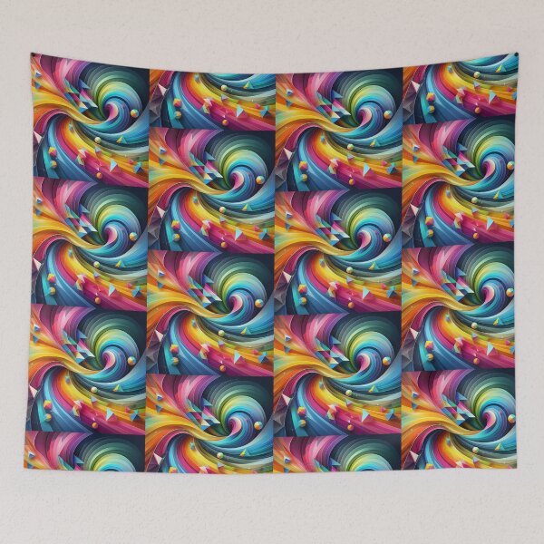 Item preview, Color Vortex – Abstract Geometric Motion Design designed and sold by Dogandesighn.