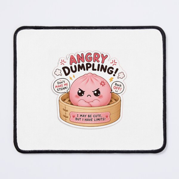 Item preview, Angry Bao Cute Kawaii Sticker designed and sold by MoodPopz Studio.