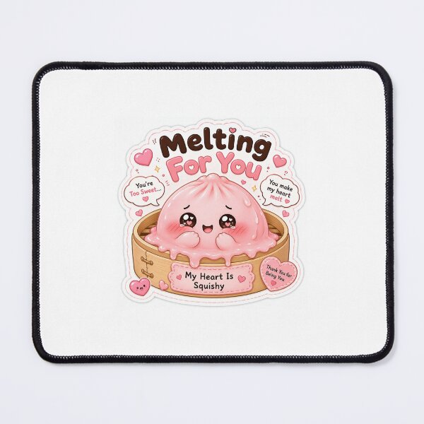 Item preview, Melting For You Cute Bao Sticker designed and sold by MoodPopz Studio.
