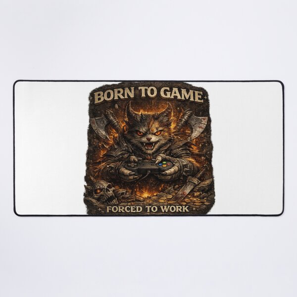 Item preview, Born To Game Forced To Work designed and sold by neonvael.