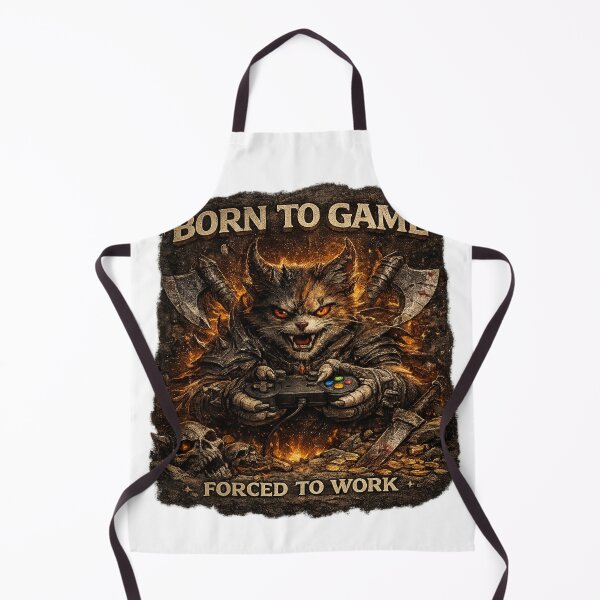 Item preview, Born To Game Forced To Work designed and sold by neonvael.