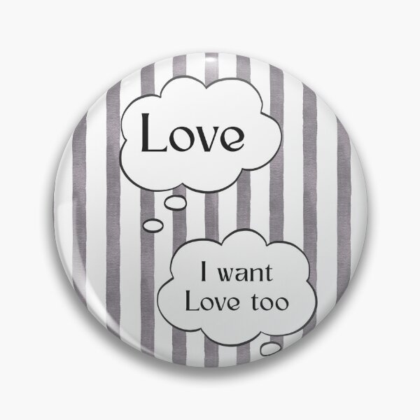 Item preview, Flirting for beginners, I want love, black and white designed and sold by Noydee Red Salavan.
