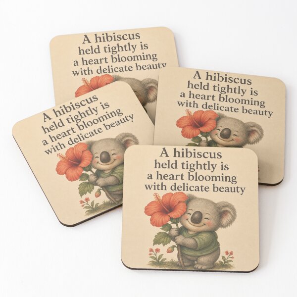 Item preview, Koala With Hibiscus of Gentle Heart designed and sold by Mindful56.