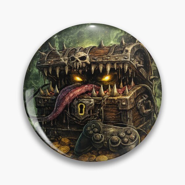 Item preview, Mimic Chest Gamer Treasure designed and sold by neonvael.