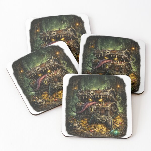 Item preview, Mimic Chest Gamer Treasure designed and sold by neonvael.
